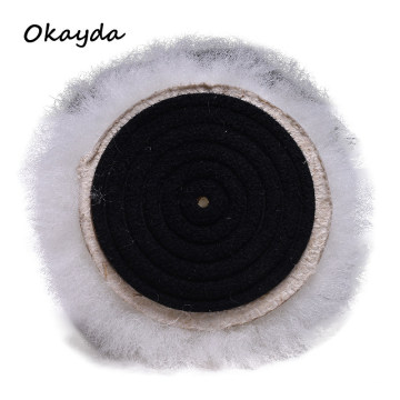 High Quality Round Shape Sheepskin Chair Seat Cushion